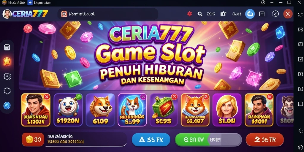 Tampilan menarik dari gameplay Slot CERIA777 yang menghibur.