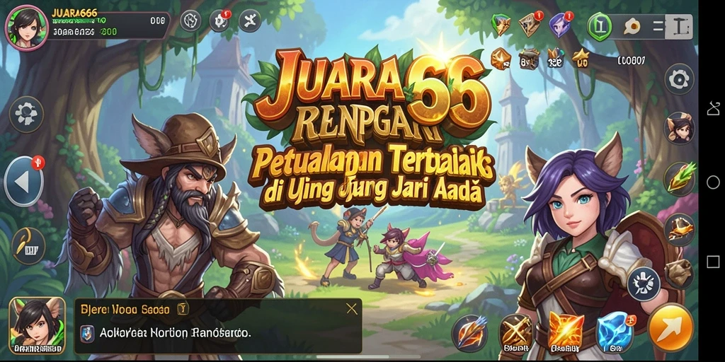 Gameplay menegangkan dan penuh strategi dalam JUARA666.