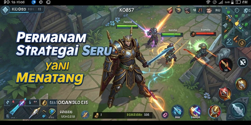 Tampilan grafik yang mengesankan dengan pertempuran strategis mendebarkan.