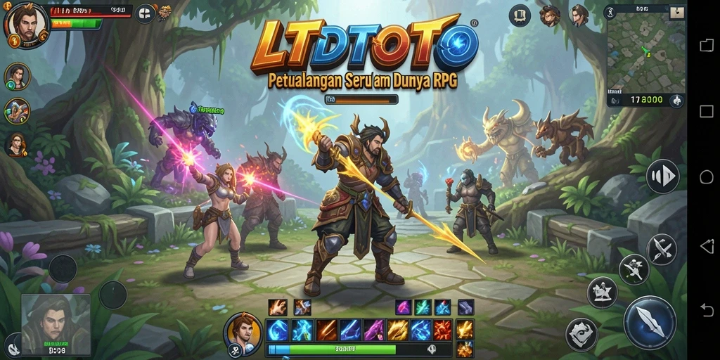Tampilan gameplay LTDTOTO yang epik dan mendebarkan.