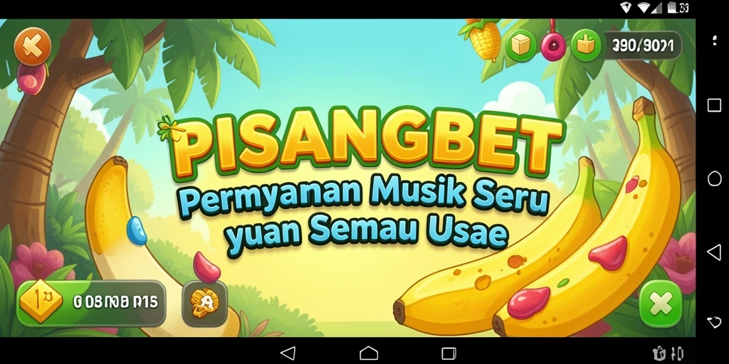 Tampilan gameplay PISANGBET yang mengasyikkan dengan berbagai lagu menarik.