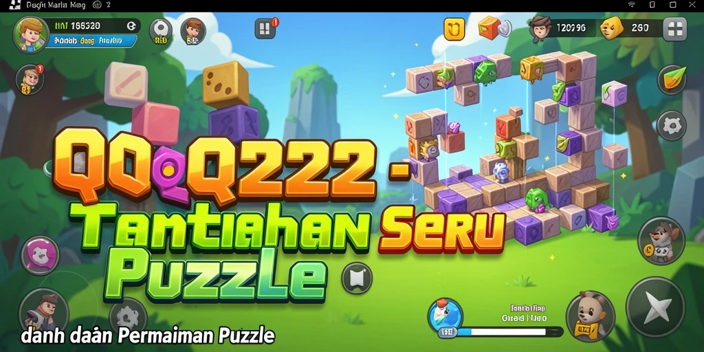 Screenshot tampilan gameplay game puzzle yang menantang.