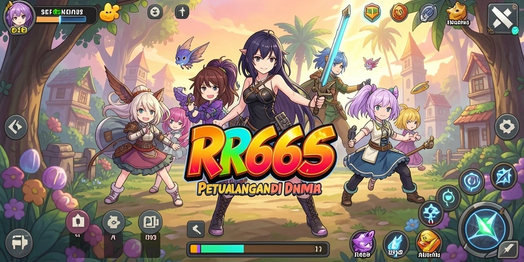 Gameplay menarik dengan grafik Anime yang memukau.