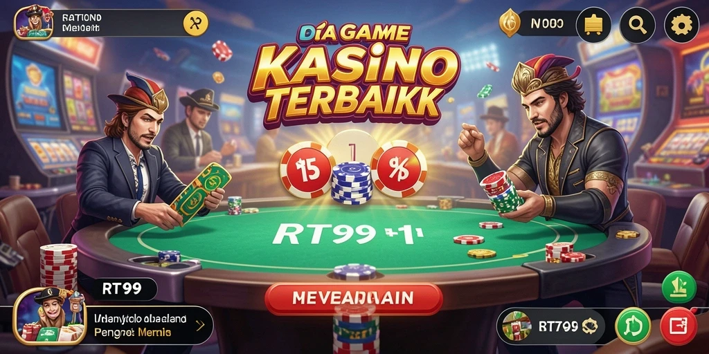 Tampilan permainan kasino yang mengasyikkan di RT99.
